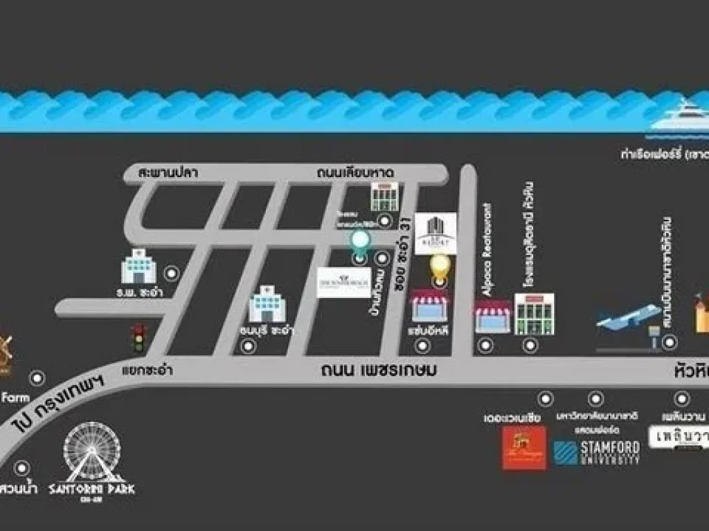 ขายห้องเปล่า วิวเมือง เอดี รีสอร์ท หัวหิน ห้องสตูดิโอ เนื้อที่ 2508 ตรม ชั้น 4 อาคาร B