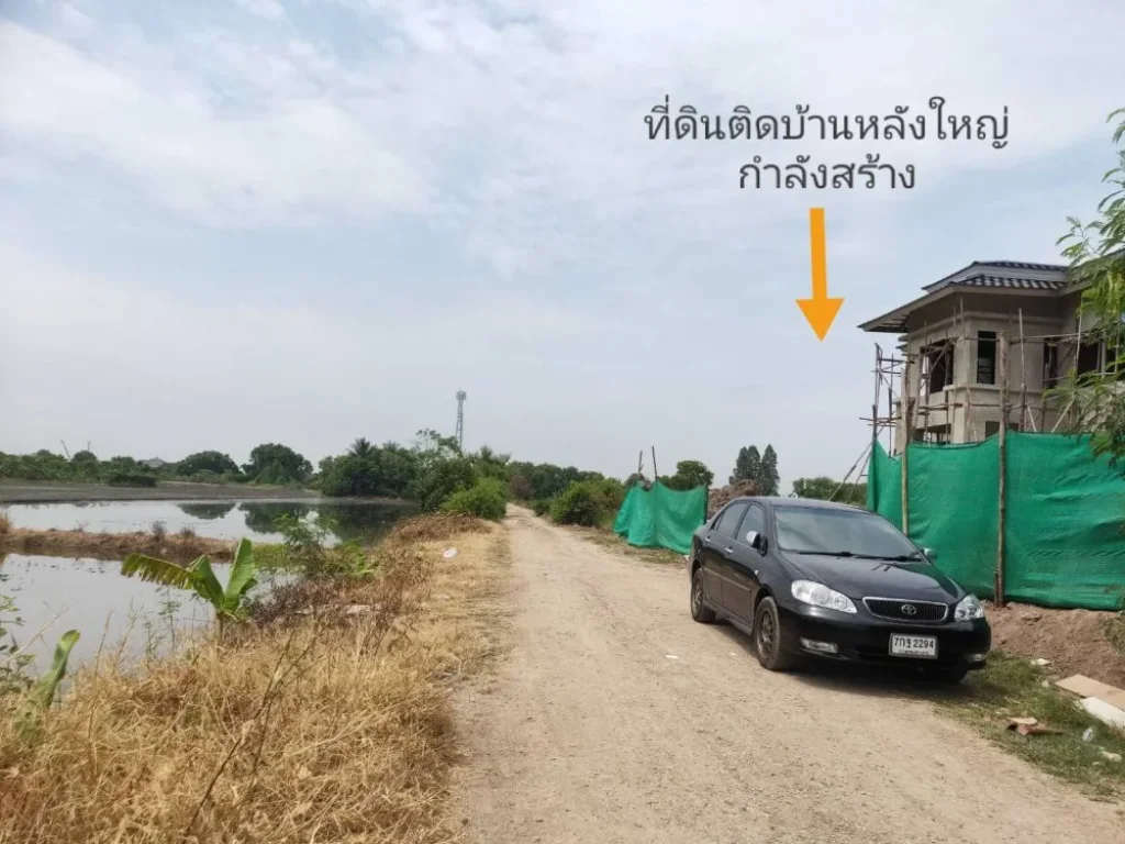 ขายที่ดินบางบัวทอง 100 ตรว เหมาะสร้างบ้าน ใกล้เซ็นทรัลเวสท์เกตและรถไฟฟ้าสายสีม่วง