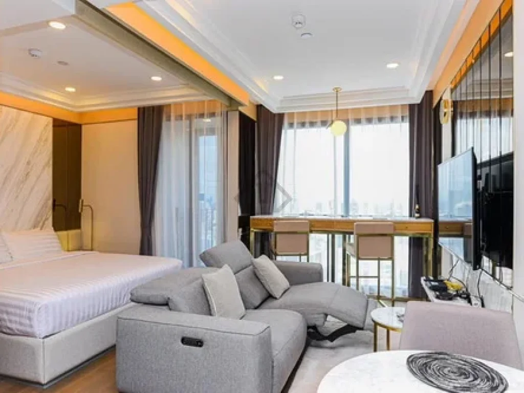 Condo For Rent Ashton Chula-Silom 1 bedroom High Floor fully furnished next to Sam Yan MRT