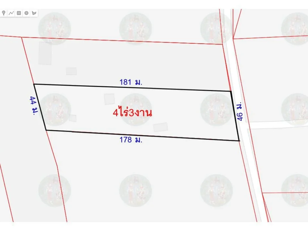 ขาย 4ไร่ 3งาน เขาคันทรง สีม่วงอ่อน