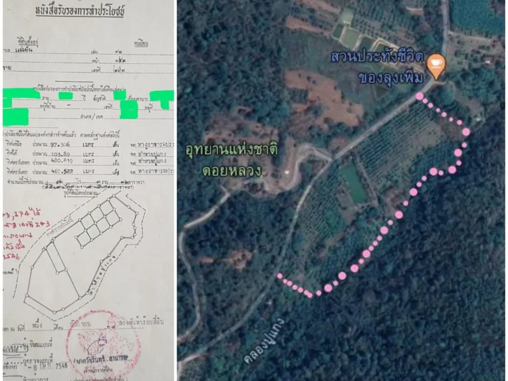 ขายที่ดินติดอุทยานแห่งชาติดอยหลวง 43 ไร่ อพาน จเชียงราย