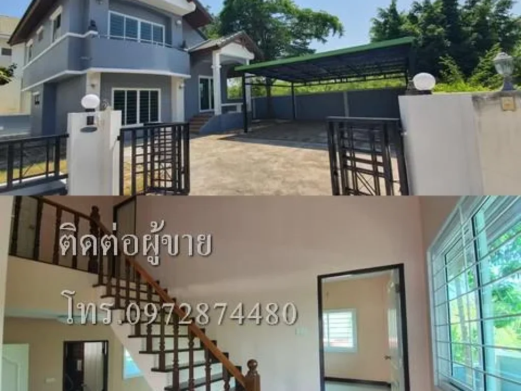 ขายถูกบ้านเดี่ยว 2 ชั้น ใกล้โรงพยาบาล กรุงเทพระยอง