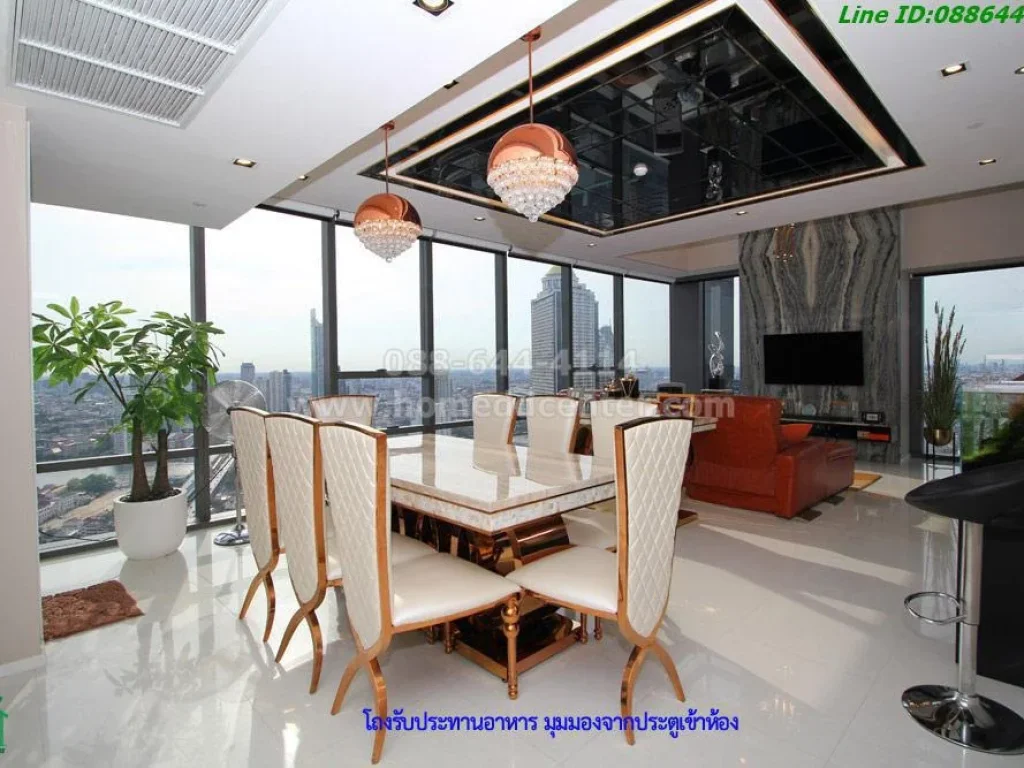 ขายคอนโด The Bangkok Sathorn 12052 ตรม แบบ Duplex 1 นอน 2 น้ำ ชั้น 4142 ติด BTS สุรศักดิ์