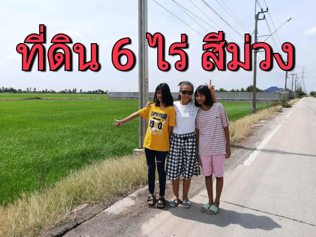 ขายที่ดินสีม่วงไทรน้อย 6 ไร่ เหมาะทำโกดัง-โรงงานอุตสาหกรรม ไทรน้อยนนทบุรี