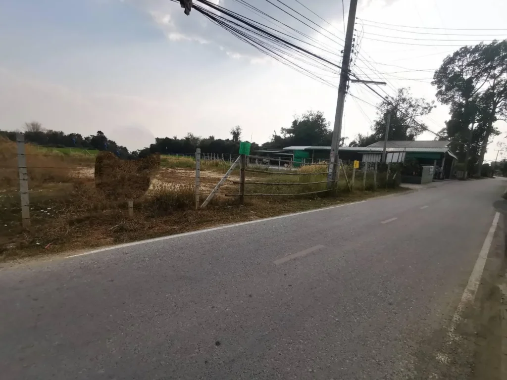 ขายที่ดินติดถนนค้าขายได้ ห่างตลาดท่ารั้ว 2 km ราคาถูก