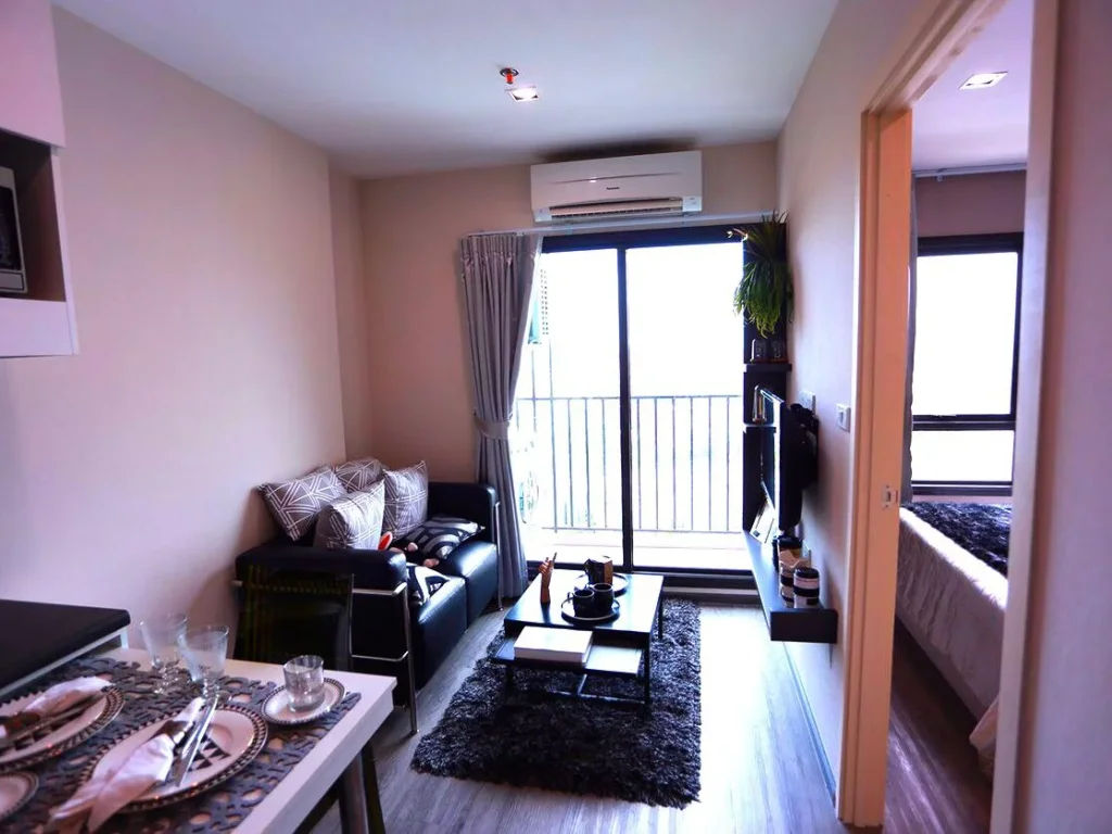 Rent New room 0m from Airport link Huamak 12000bath 1bed28sqm