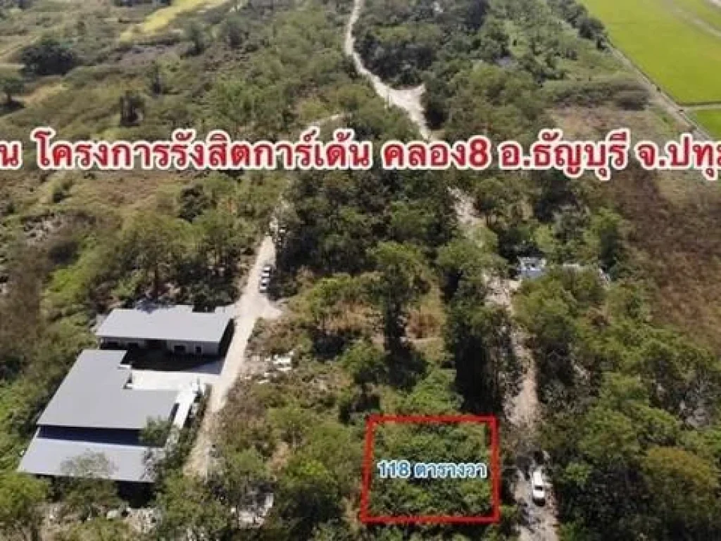 ขายที่ดิน ในหมู่บ้านรังสิตการ์เด้น