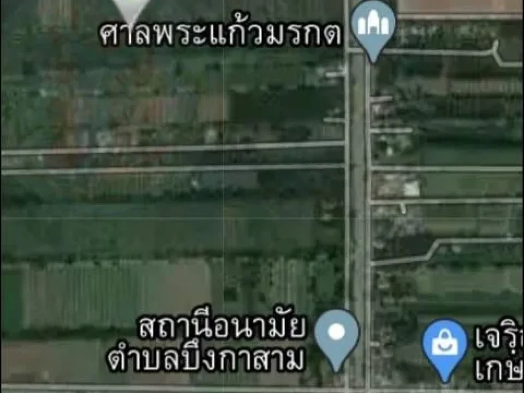 ขายที่ติดถนนคลอง11หนองเสือ 27-3-72ไร่ๆละ600000บาท