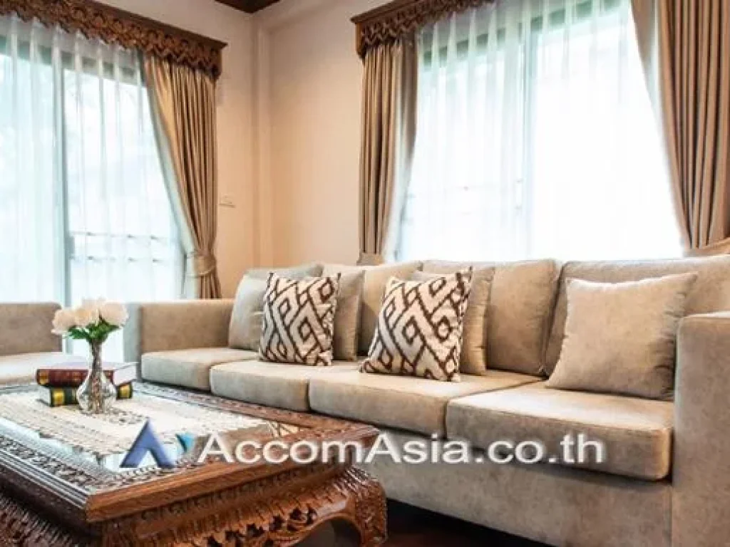 House in Compound House 3 Bedroom For Rent BTS Chong Nonsi in Sathorn Bangkok