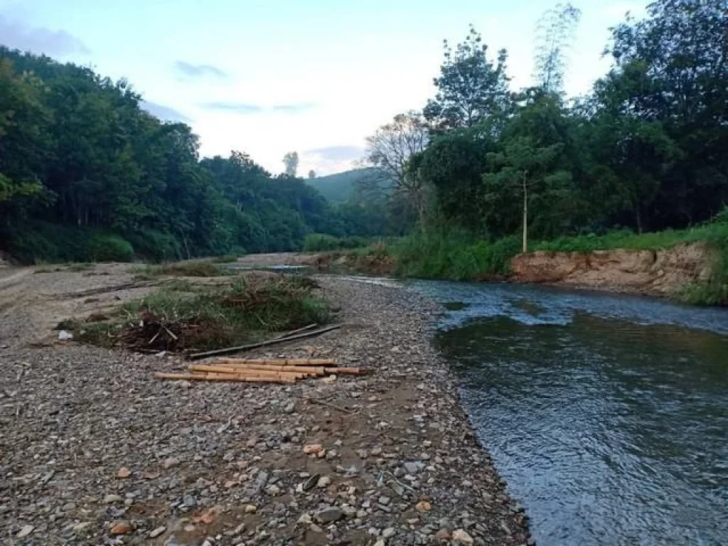 ขายถูกที่ดินดีดี ติดลำธาร น้ำมวบ สันติสุข จน่าน