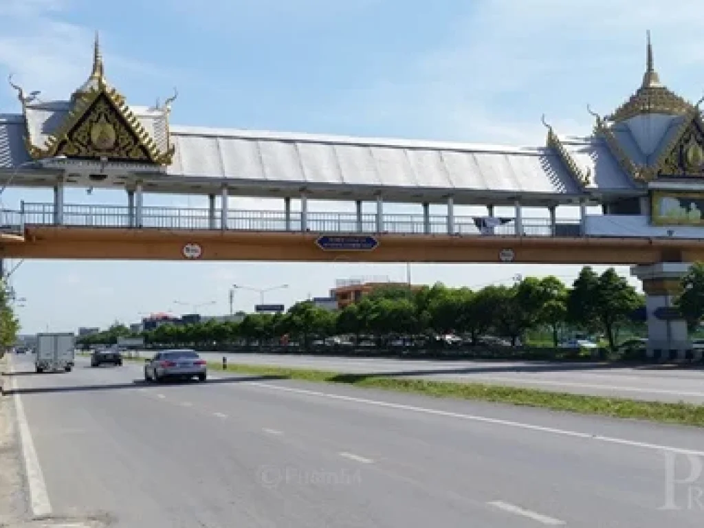 ขายที่ดินสร้างบ้าน 590 วา ได้บรรยากาศเป็นส่วนตัว ใกล้กรุงเทพ ทำเลดีบนถนนบรมฯ ถมแล้วใช้งานได้เลย