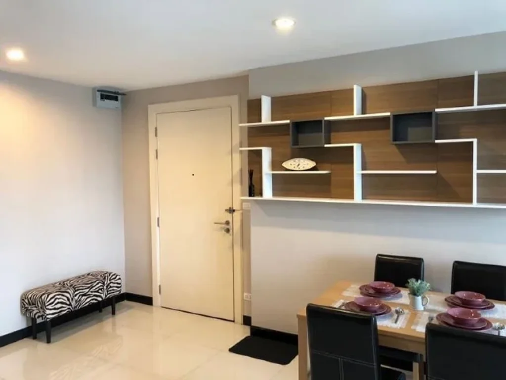 For Rent Voque Sukhumvit 16 โว๊ค สุขุมวิท 16 52 ตรม 1 นอน 1 น้ำ ห้องมุม ชั้น 8 BTS อโศก 900 เมตร