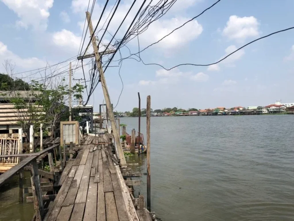 ขายที่ดินสวย ปากเกร็ด ติดแม่น้ำเจ้าพระยา ใกล้ท่าเรือวัชรีวงค์ ใกล้สะพานพระราม4 ขนาด 3งาน3ตรว