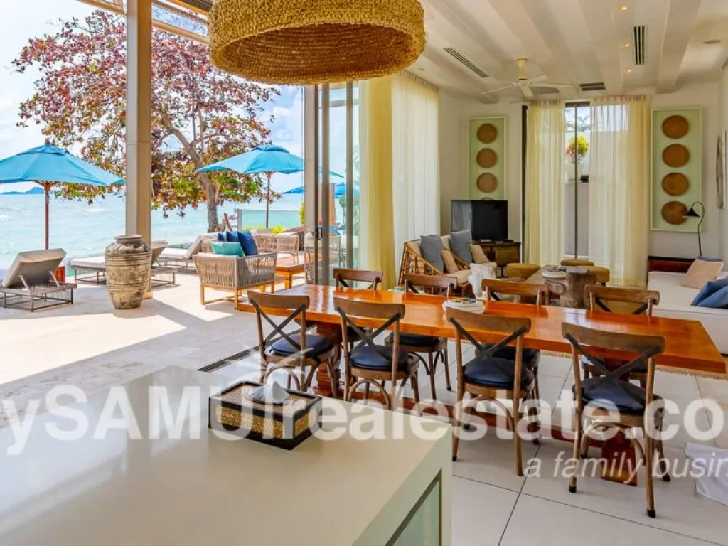 For sale Beachfront VillaHotel 6 Bedrooms near Lamai Koh Samui