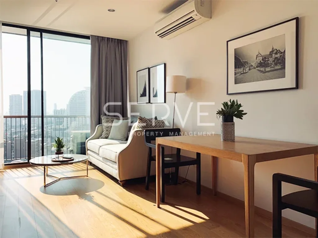 ให้เช่าคอนโด Noble Revo Silom BTS Surasak Nice Corner 2 Beds with Bathtub Unblock View 45 K ONLY