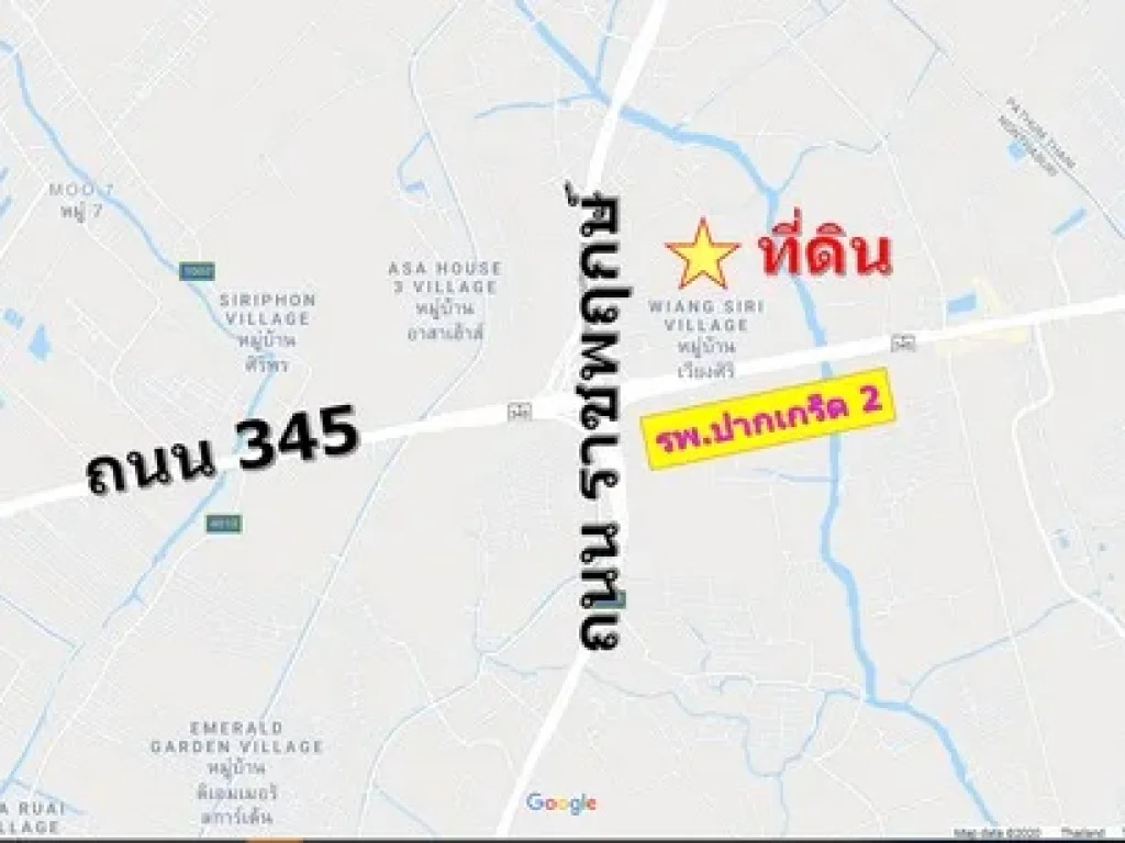 ขาย ที่ดิน 822 ตรว ถนน 345 ถนนราชพฤกษ์ ซอยวังข่า 4 เหมาะสร้างคลังสินค้า ออฟฟิศ บ้านพักอาศัย