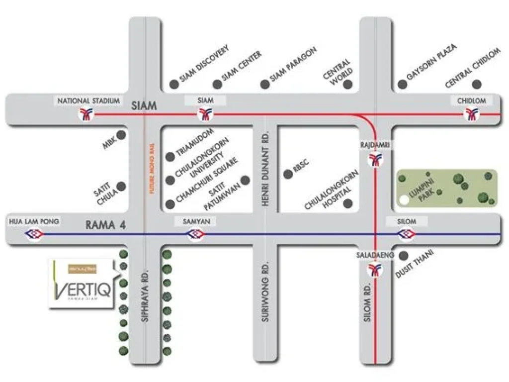 ขายโครงการ Vertiq ถนน สี่พระยา สีลม พร้อมอยู่ 2 ห้องนอน Hot deal วิวสวย ห้องมือ 1