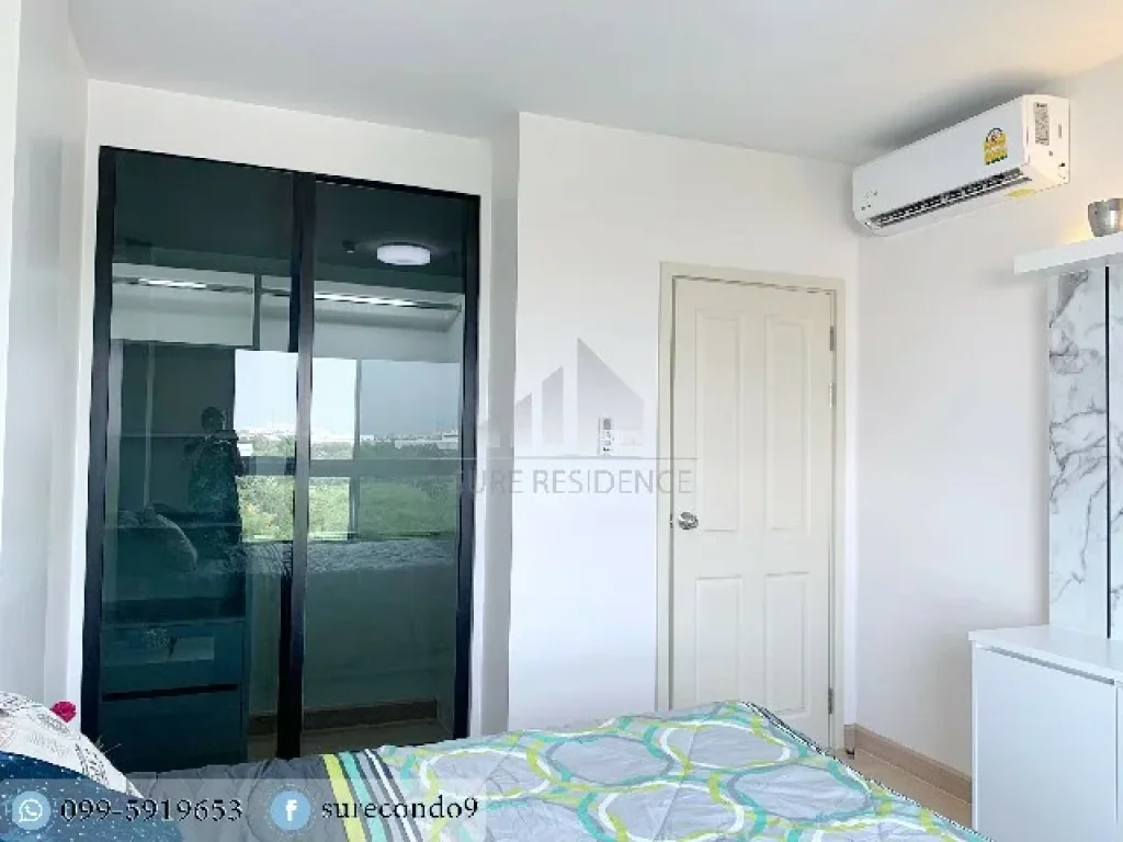 Supalai Veranda Rama 9 RENT ให้เช่า 1 ห้องนอน ใกล้ MRT พระราม 9