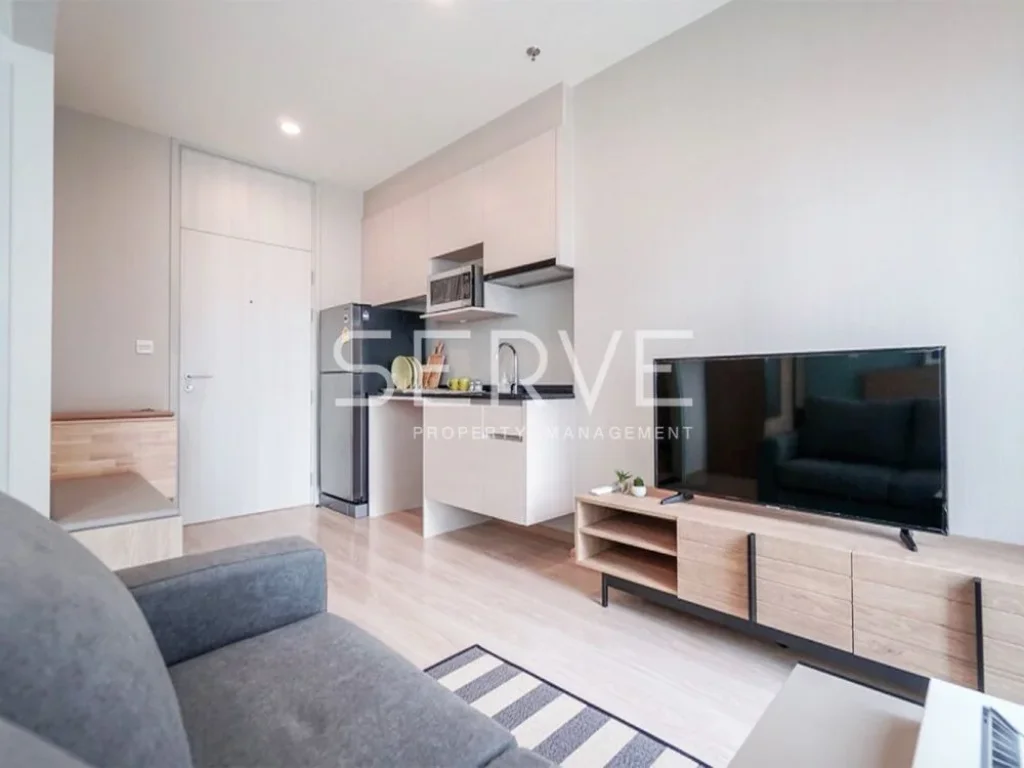 ให้เช่าคอนโด ห้องมุมแต่งสวย Studio 16K Noble Revolve Ratchada2 Condo for Rent ที่ MRT ศูนย์วัฒนธรรม