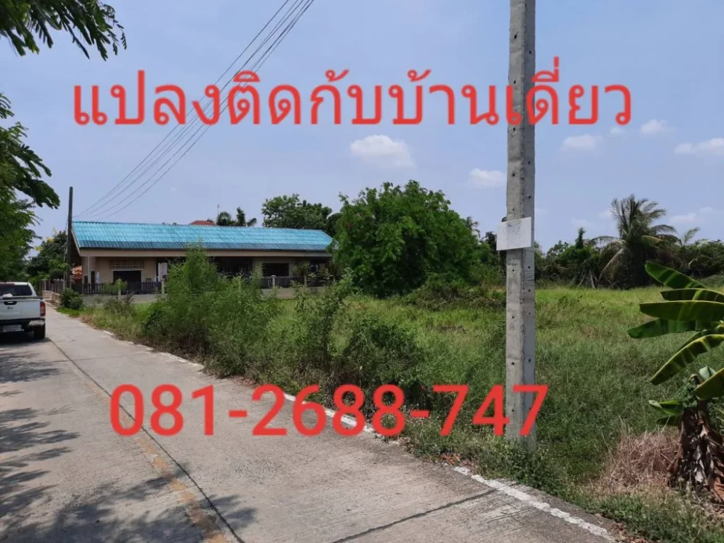 ขายที่ดินราคาถูก 430 ตาางวา ซอยเกษตรพัฒนา 1 ใกล้ถนนชัยพฤกษ์ ปากเกร็ดนนทบุรี