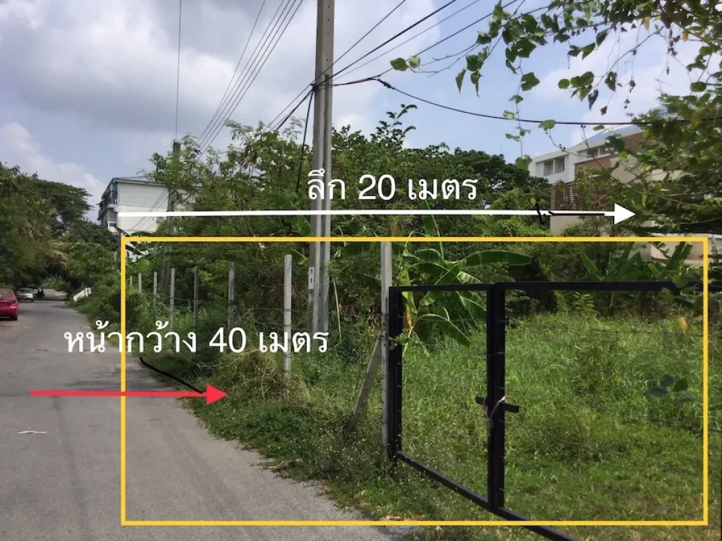 ขาย ที่ดิน เอกชัย64 บางบอน เนื้อที่ 196 ตรว