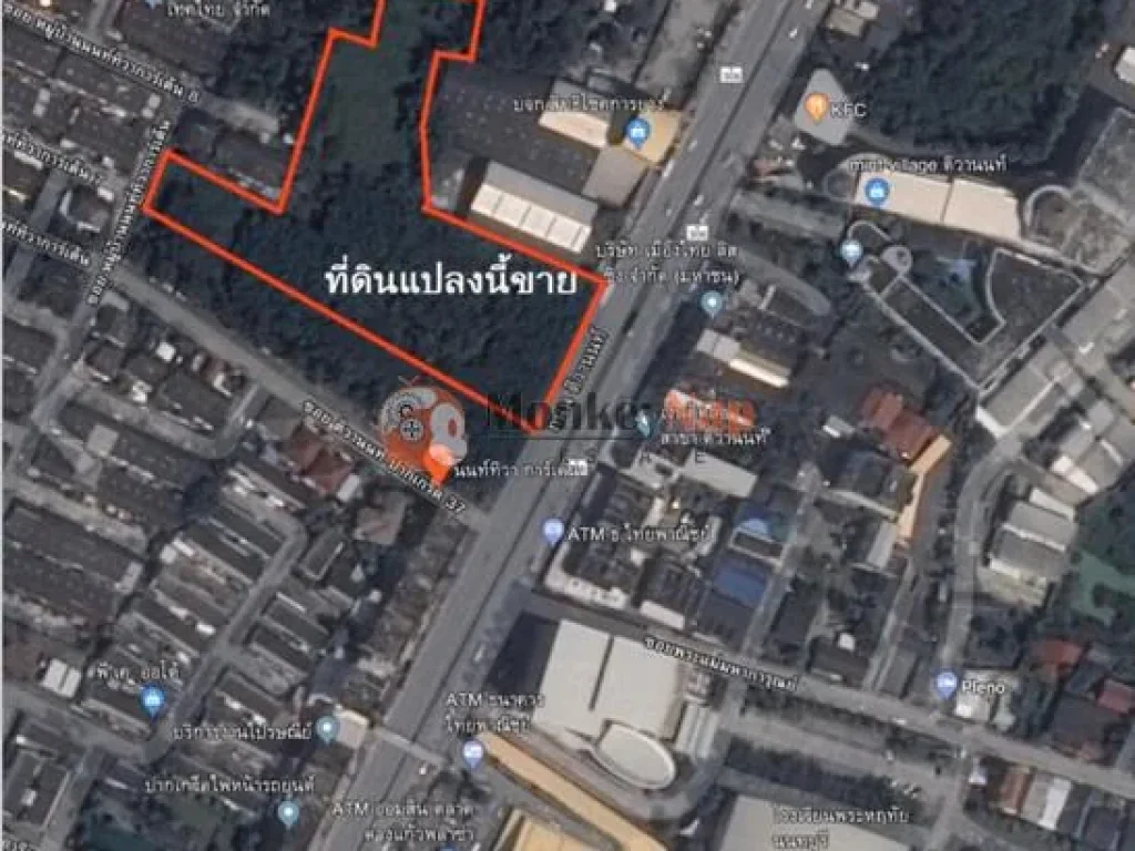 ที่ดินติดถนนติวานนท์ 2264 ตรว หน้ากว้างติดถนน