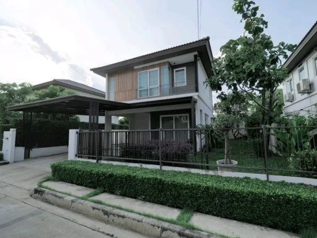 For Sale บ้านเดี่ยว 2ชั้น หมู่บ้านพฤกษลดาวงแหวน-หทัยราษฎร์ ติดถนนหทัยราษฏร์ พร้อมเฟอร์นิเจอร์