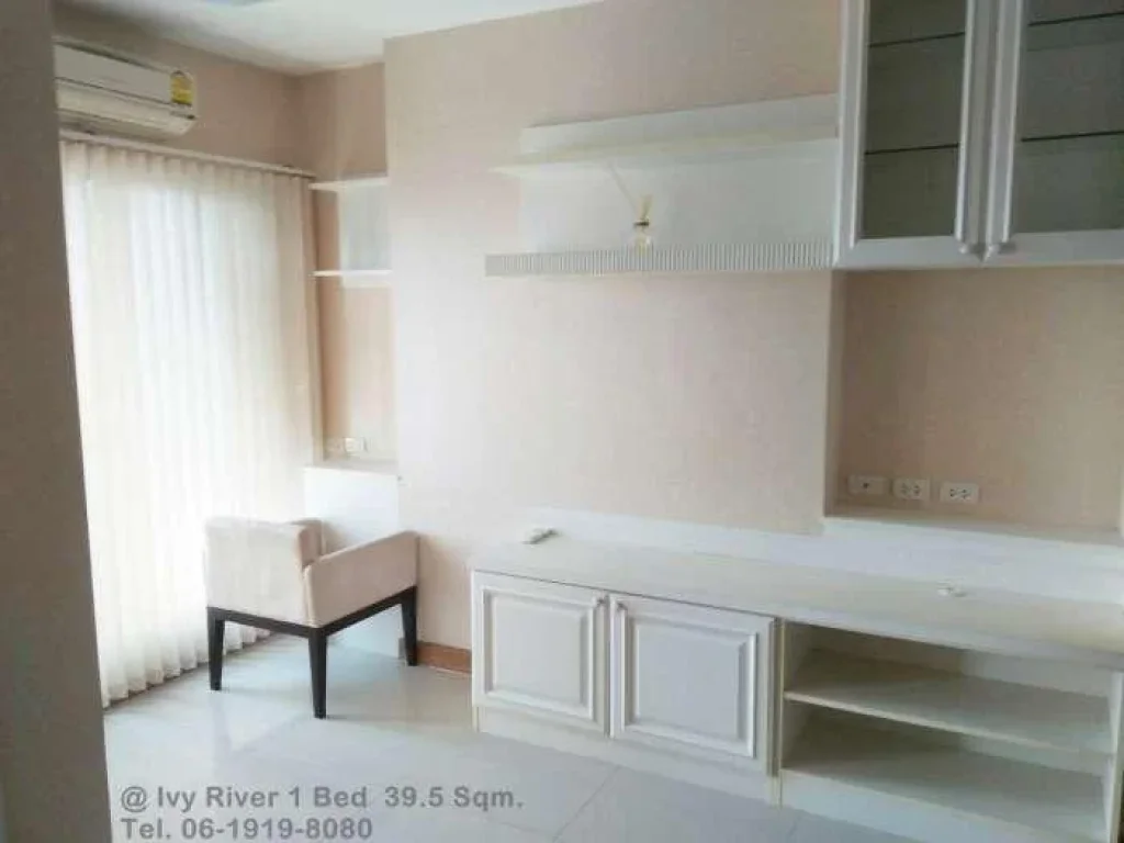 ให้เช่า Ivy River condo 1 ห้องนอน ขนาด35 ตรมชั้น 29 ห้องสวย