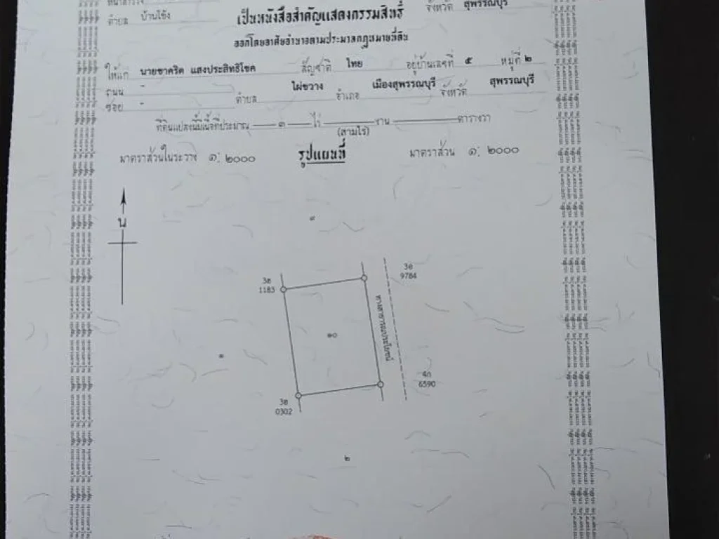 ใครหาที่ปลูกป่า 3ไร่ สุพรรณบุรี