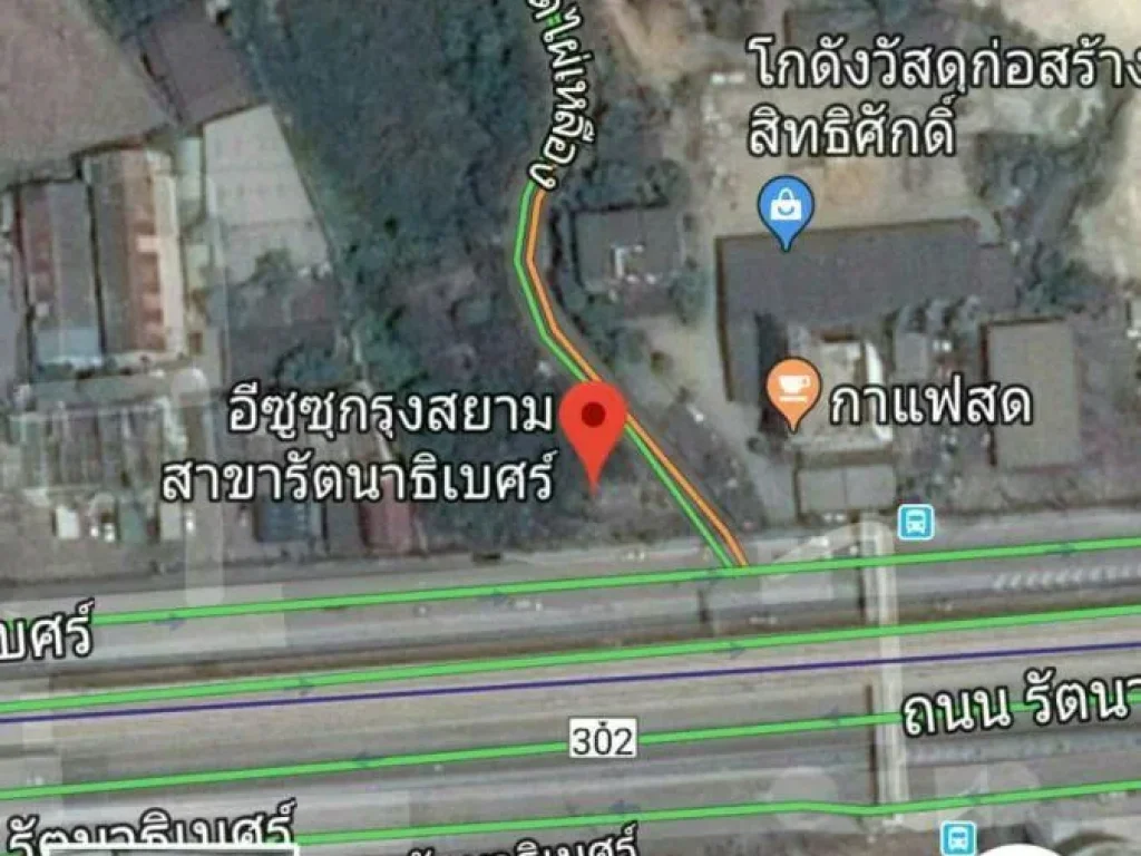 ขายที่ดินสวยติดแนวรถไฟฟ้า ติดถนนรัตนาธิเบศร์ 650 ตารางวา