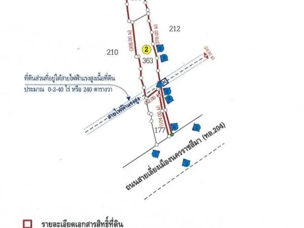 ที่ดินติดถนน 204 บายพาส โคราช