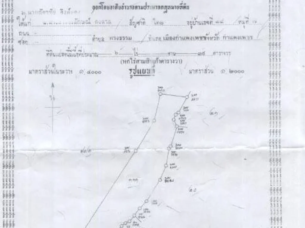 ขายที่นา 6039 ไร่ ยกแปลง 1200000 บาทพร้อมโอน