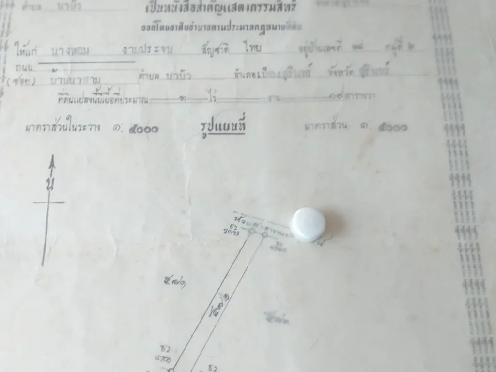 ขายที่นา 3-0-9 ไร่ แปลงสวย ติดทางสาธารณะประโยชน์ ด้านหลังติดคลองน้ำสาธารณะ อยู่บริเวณด้านหลัง อนามัย บ้านนาสาม