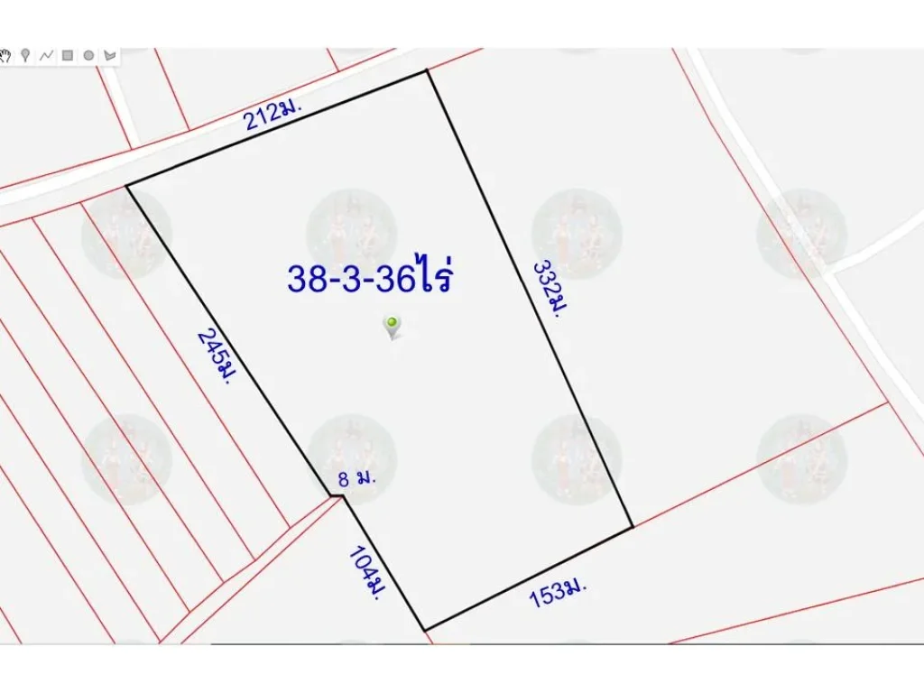 ขายที่ดิน38ไร่ ใกล้นิคมเหมราชท่าจาม