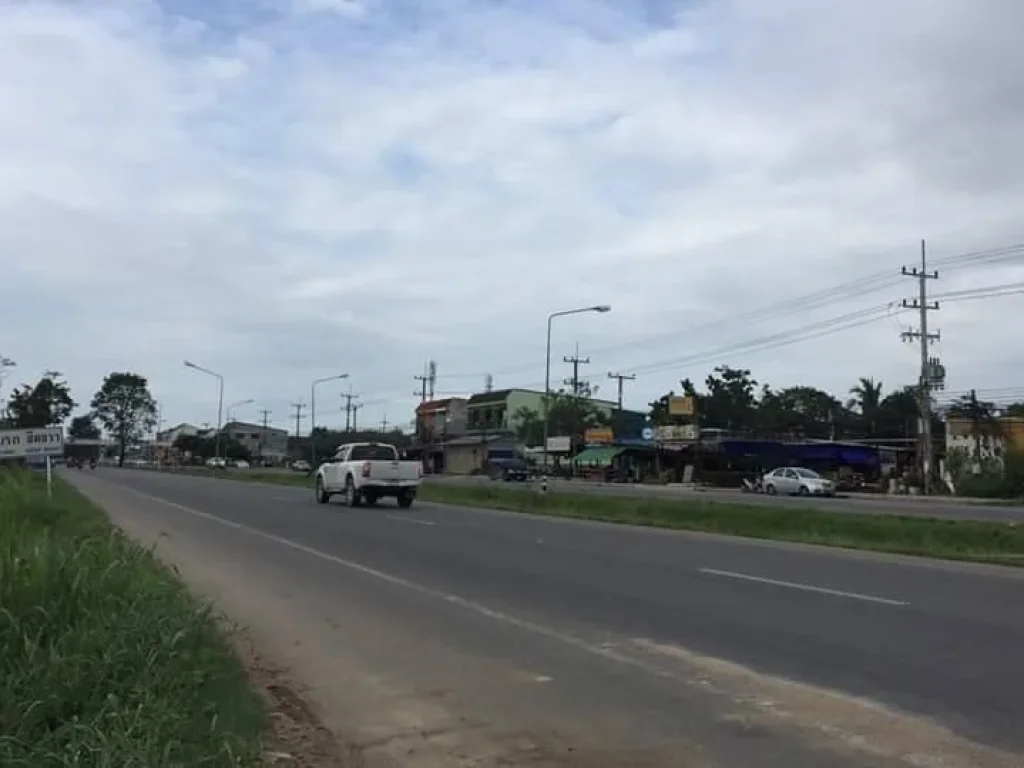 ขายที่ดิน 6 ไร่ติดถนนสุขุมวิท ถมแล้ว พัทยาบางเสร่