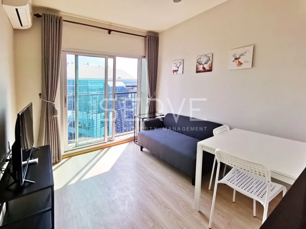 ให้เช่าคอนโด 1 นอน ตกแต่งน่าอยู่ 16 K Noble Revolve Ratchada2 Condo for Rent MRT ศูนย์วัฒนธรรม