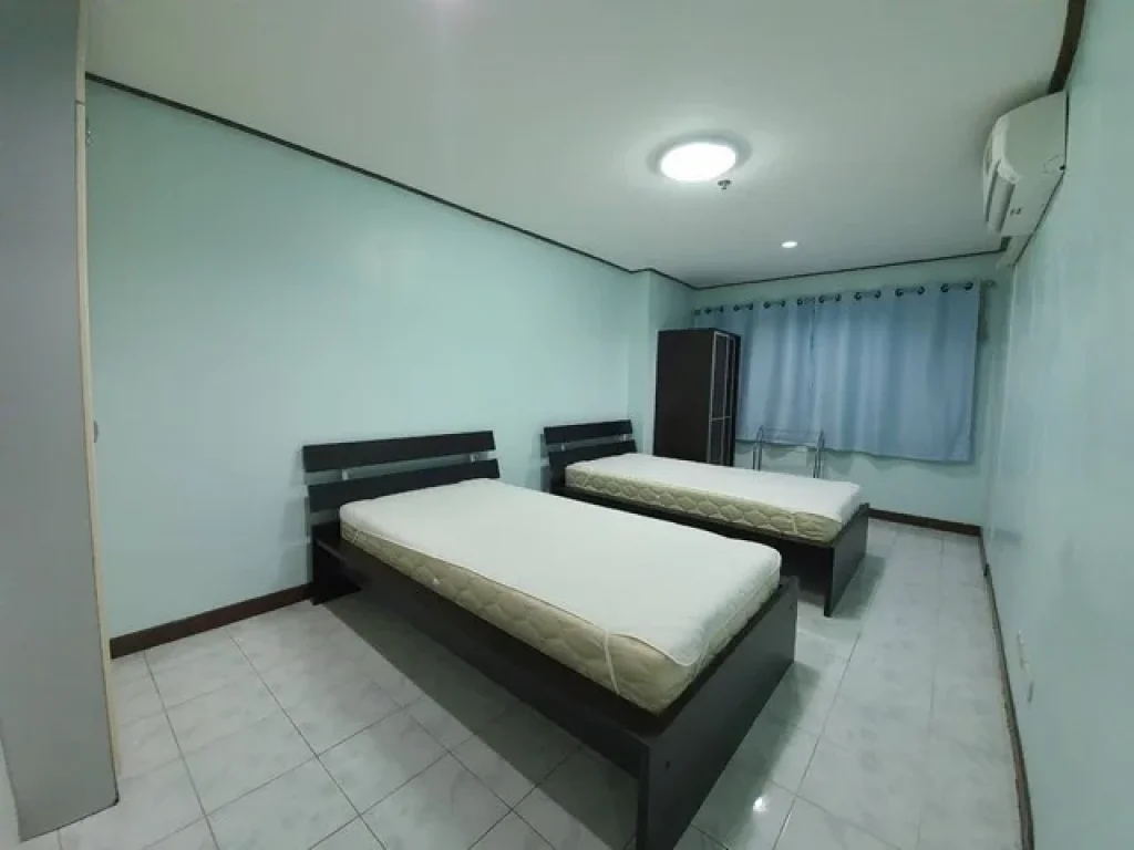 For rent Condo near MRT Commonwealth Pinklao 1bedroom with twin bed near indy night market