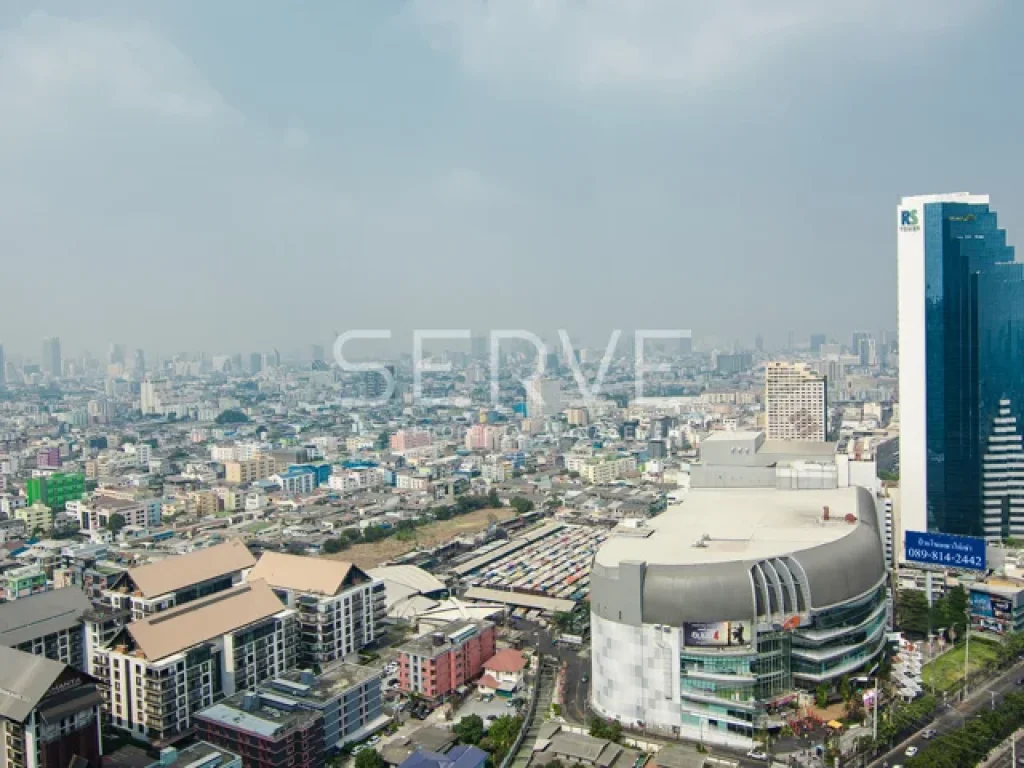 ให้เช่าคอนโด 1 Bed Good View 15 K ที่ Noble Revolve Ratchada1 Condo for Rent MRT ศูนย์วัฒนธรรม