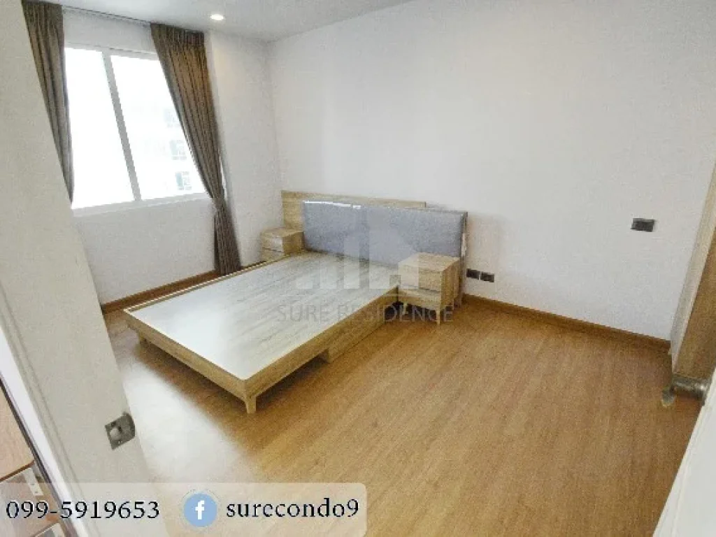 For RENT 1 ห้องนอน วิวสระ ใกล้ MRT ศูนย์วัฒนธรรม ศุภาลัย เวลลิงตัน 1