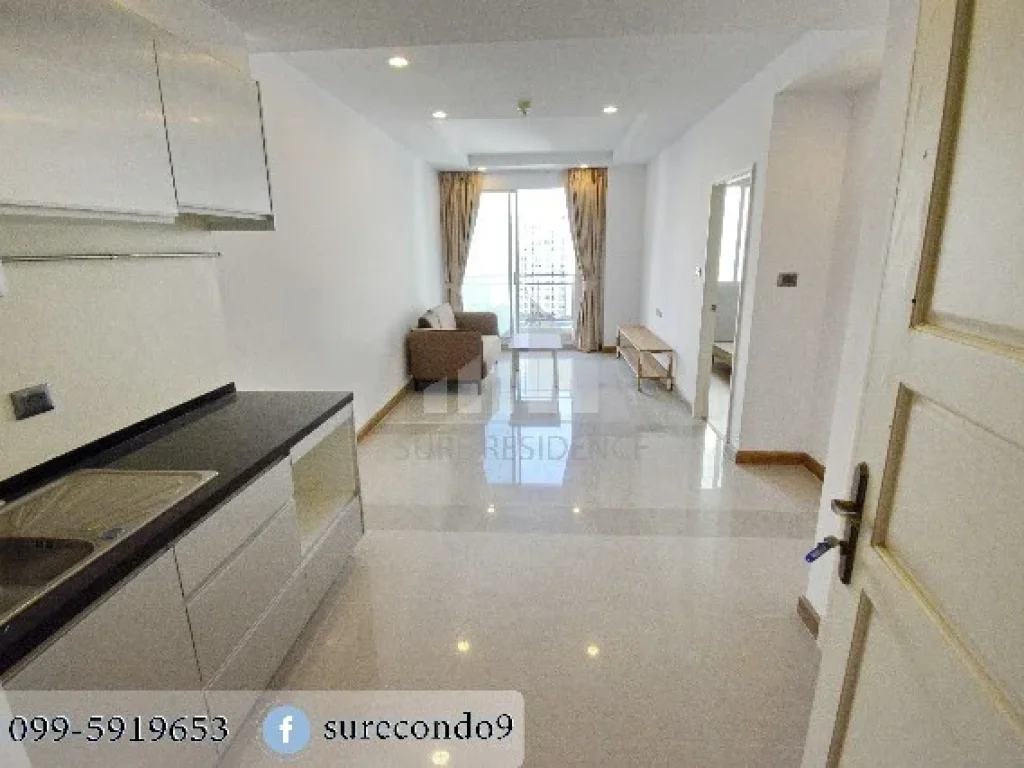 For RENT 1 ห้องนอน วิวสระ ใกล้ MRT ศูนย์วัฒนธรรม ศุภาลัย เวลลิงตัน 1