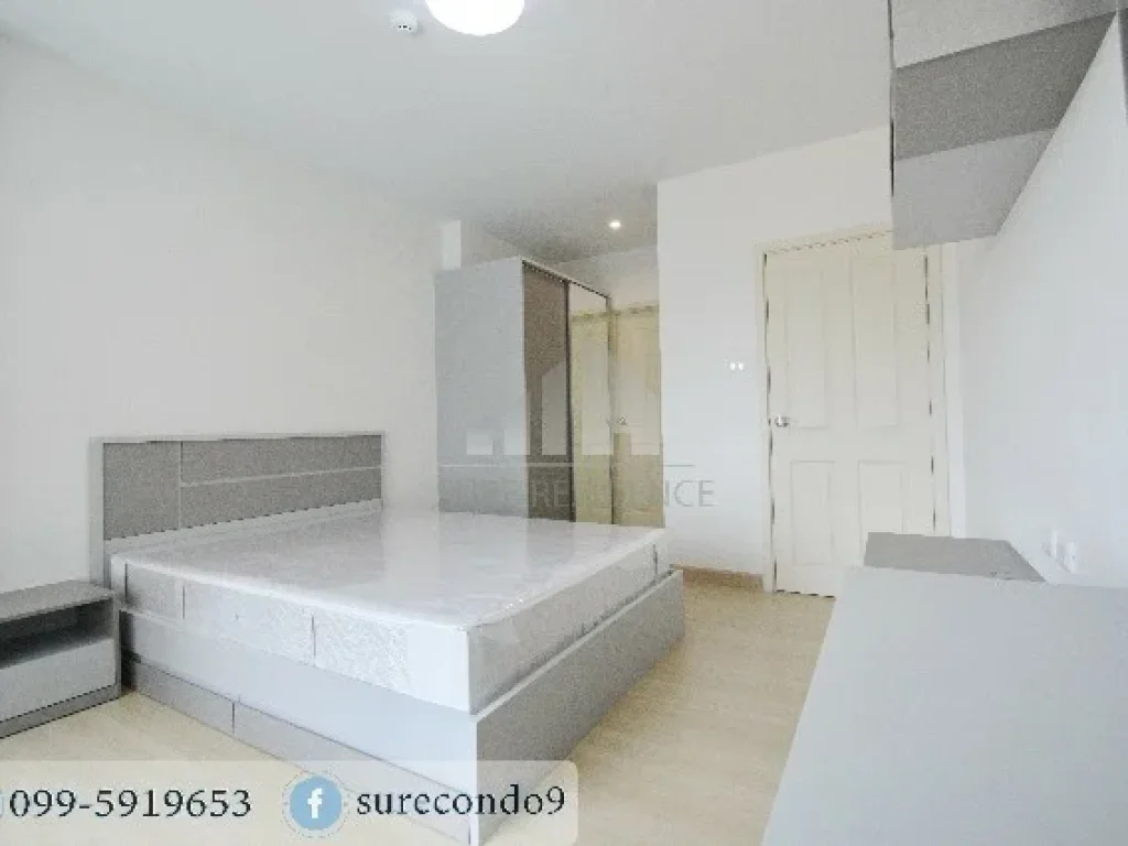 For RENT ให้เช่า 1 ห้องนอน 4150ตรม วิวสระ ใกล้ MRT พระราม 9 Supalai Veranda Rama 9