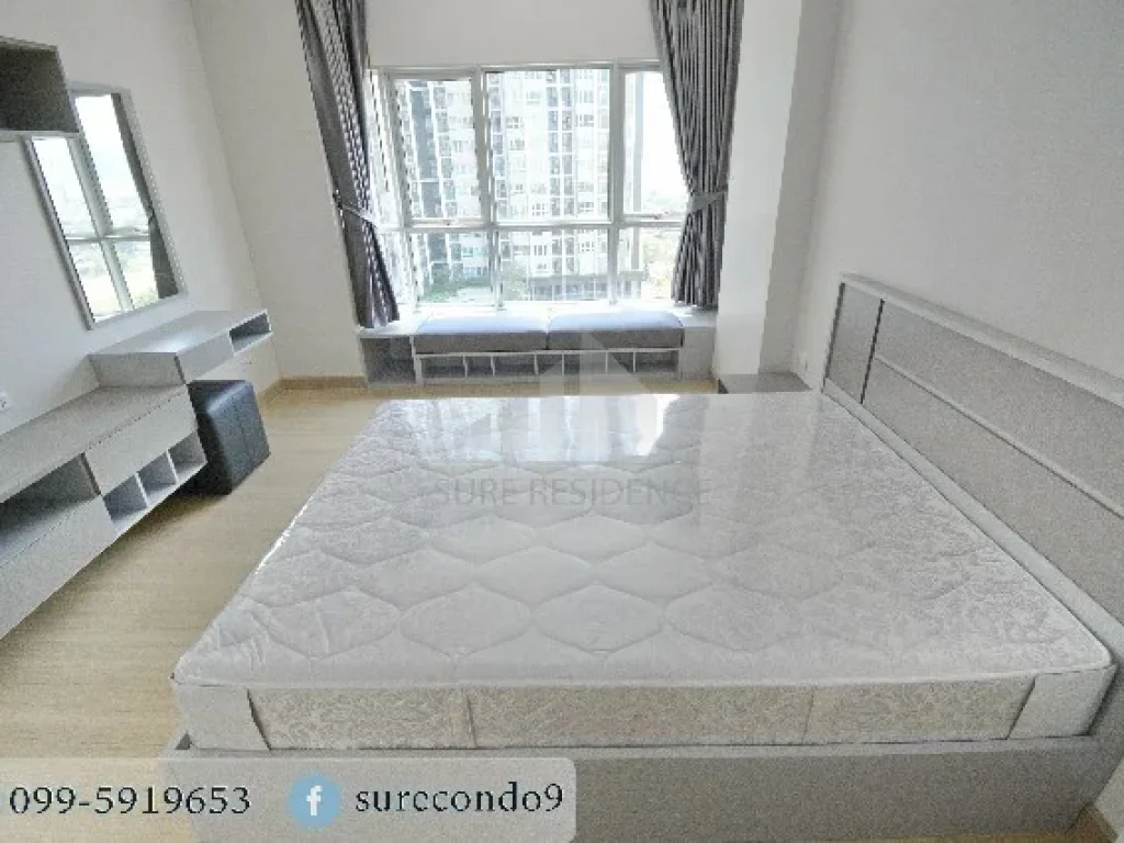 For RENT 1 ห้องนอน 4150ตรม วิวสระ ใกล้ MRT พระราม 9 Supalai Veranda Rama 9