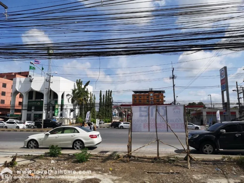 ขายที่ดินเปล่าถนนเพชรเกษม36 หาดใหญ่ จังหวัดสงขลา ทำเลทอง อยู่ตรงข้าม ESSO และธนาคารกสิการไทย หาดใหญ่ใน พื้นที่80ตรว ขายด่วน ราคาถูกตารางวาละ212500