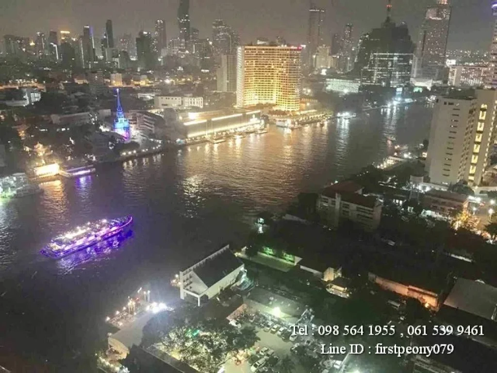 ให้เช่าคอนโด Baan Chao Praya ซอยสมเด็จเจ้าพระยา 17 ใกล้ BTS สะพานตากสิน ขนาด64ตรม วิวแม่น้ำ