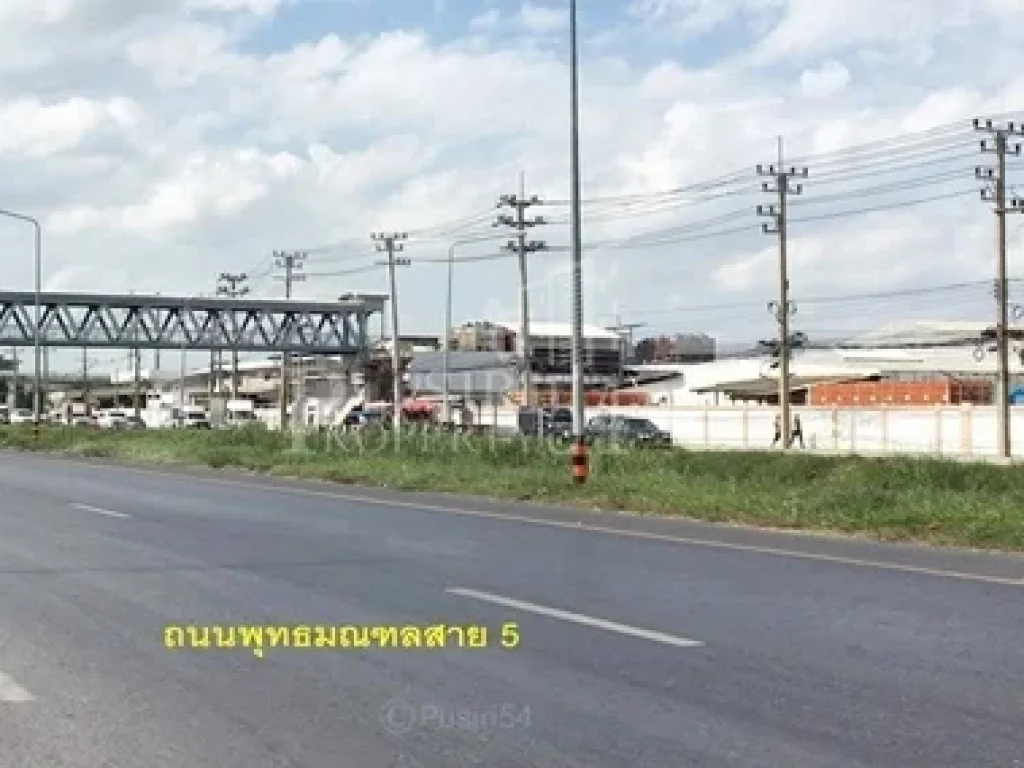 ที่สวย 4 ไร่เศษ ราคาสุดคุ้มไฟฟ้าประปาพร้อม เดินทางสะดวก แถวพุทธมณฑลสาย 5  ขายที่ดินนครปฐม