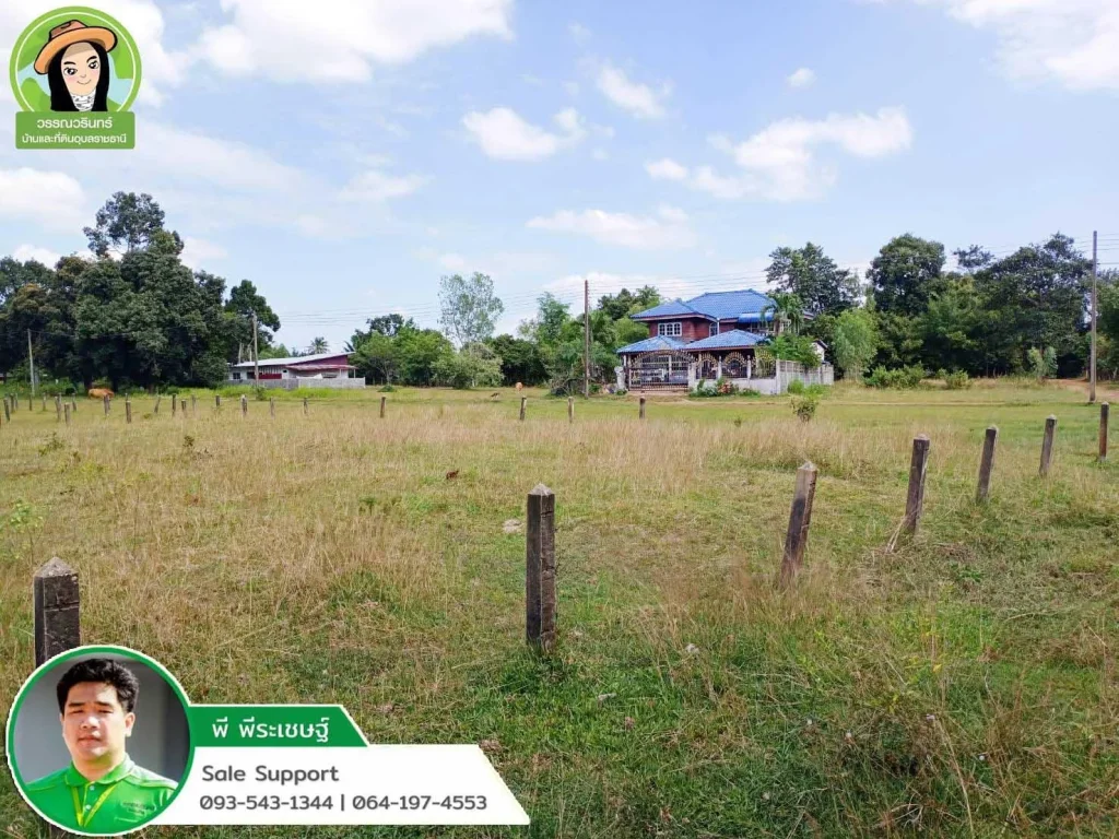 ที่ดินแปลงสวยราคาเพียง 400000 บาทเท่านั้นบ้านนิคม-ดงแสนสุข