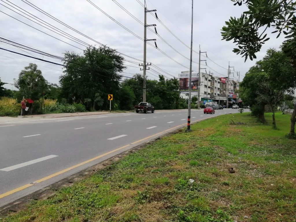 ขายที่ดินติดถนนสะพานนนทบุรี - บางบัวทอง บางขะแยง ปทุมธานี