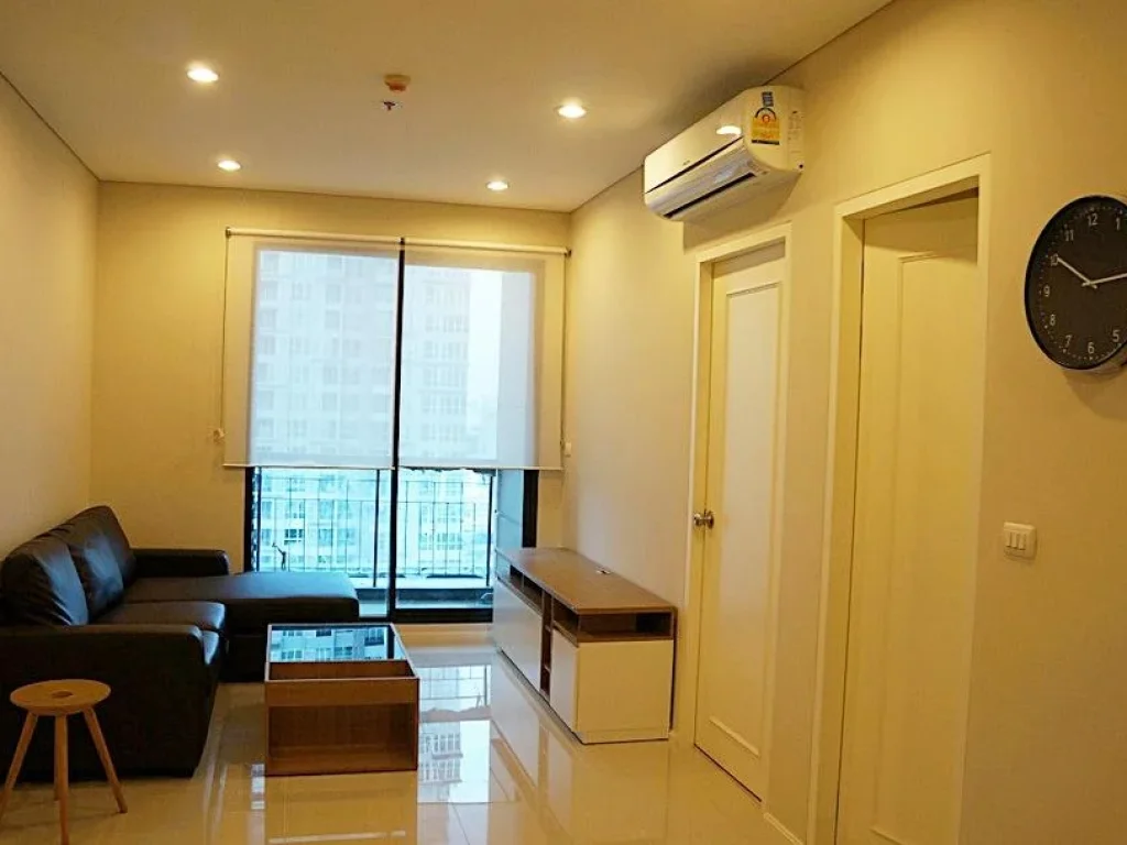 ขาย Condo Villa Asoke ใกล้ MRT เพชรบุรี 150 เมตร 52 ตรม 1 ห้องนอน ชั้น27 วิวเมือง ทิศเหนือ เฟอร์ครบ