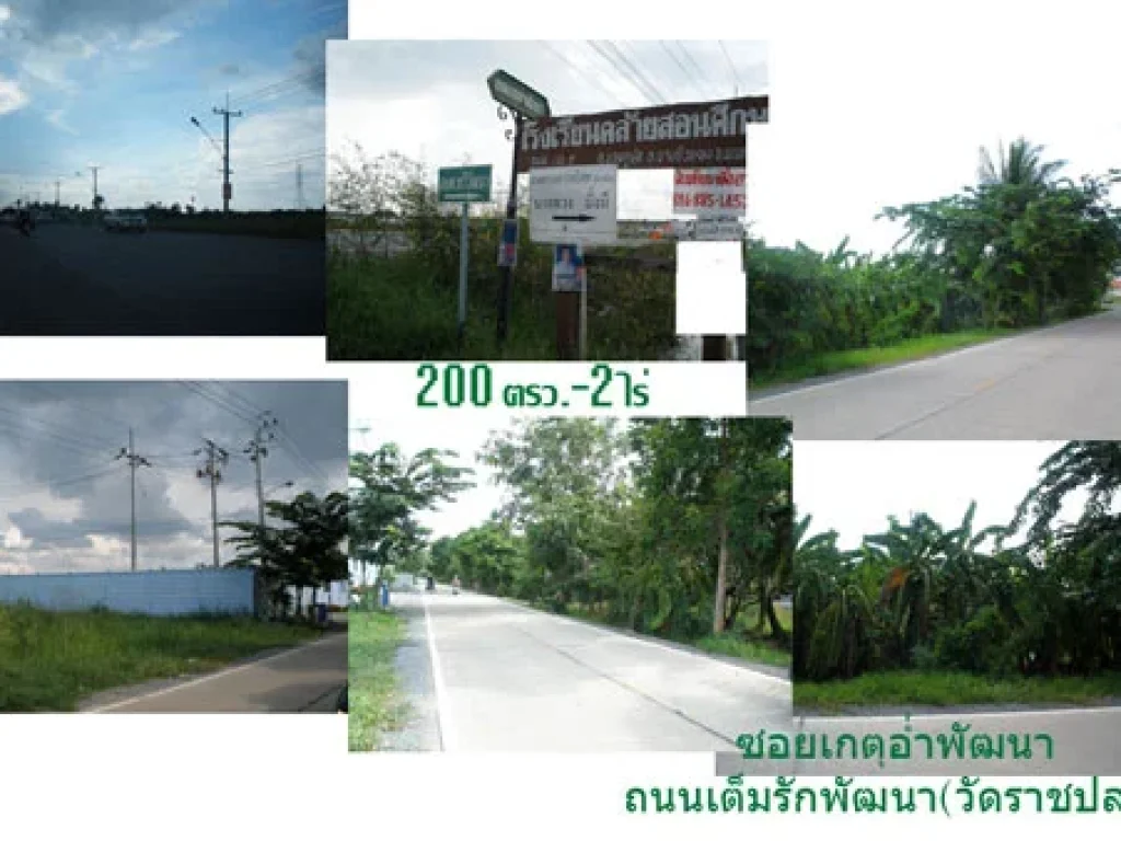 ขายด่วน ที่ดินในวัดราชปลาดุก 200-400 ตรว ขายถูก