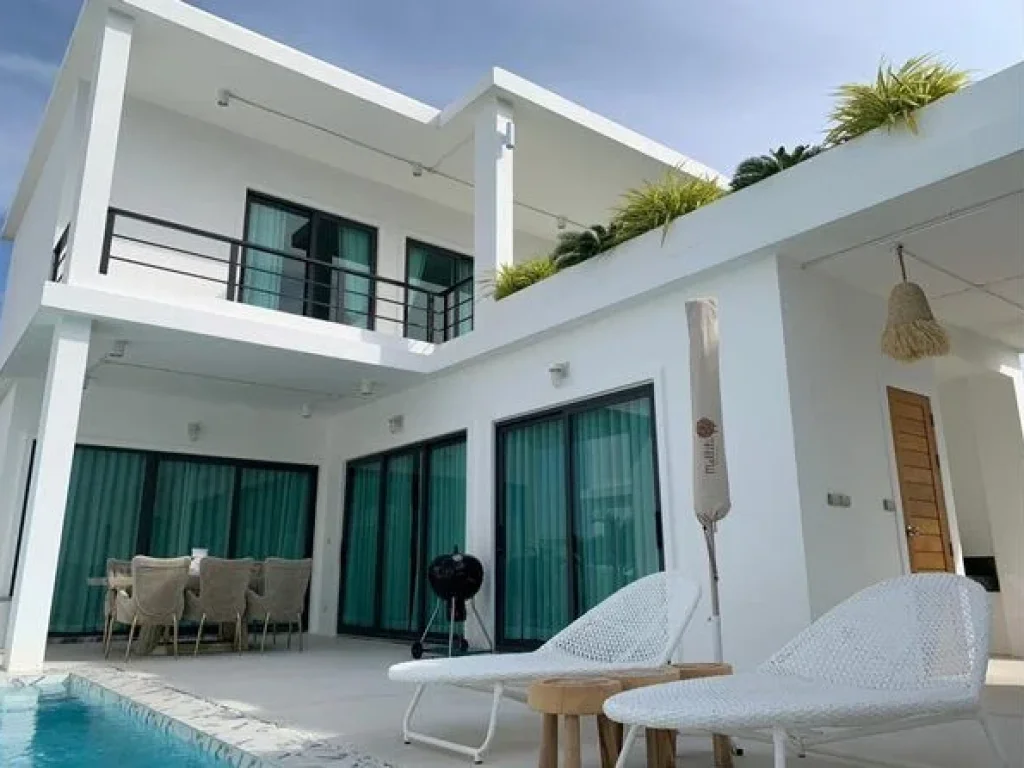 ขายพูลวิลล่าหัวหิน The Modern Pool Villa Huahin 2 ชั้น